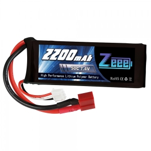 Аккумулятор Zeee Power 2s 7.4v 2200mah 50c