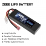 Аккумулятор Zeee Power 2s 7.4v 7200mah 80c