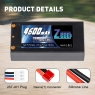 Аккумулятор Zeee Power 2s 7.4v 4600mah 120c (Short)