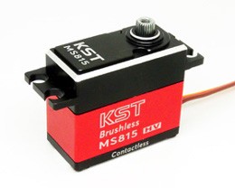 KST MS815 Сервопривод стандартный с бесколлекторным двигателем и датчик холла (550/600/700 класс)