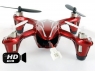 Р/У квадрокоптер Hubsan X4 HD камера 2.4G (красно-серебристый)