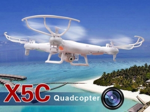 Р/У квадрокоптер Syma X5C 4Gb 2.4G RTF с видеокамерой