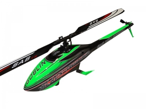 Goblin Black Thunder 700 Green/Carbon (With ThunderBolt Main And Tail Blades)