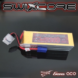 SWIXCORE - 2200 mAh 6S 22.2V 60C Lipo Pack