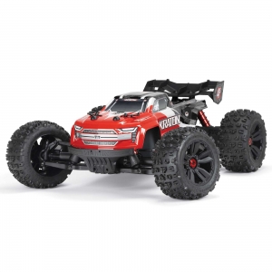 Радиоуправляемая модель трагги ARRMA Kraton V2 BLX 1:10 4WD 4S Brushless RTR (цвет красный)