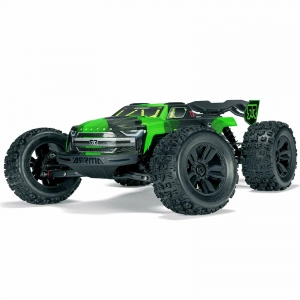 Радиоуправляемая модель монстра ARRMA KRATON V6 BLX 1:8 4WD 6S Brushless RTR (цвет зеленый)