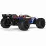 Радиоуправляемая модель монстра ARRMA KRATON V6 BLX 1:8 4WD 6S Brushless RTR (цвет синий с красным)