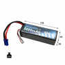 Аккумулятор LiPo B&C - 11.1v 5000мАч 50C (3S, Hardcase, разъём EC5)
