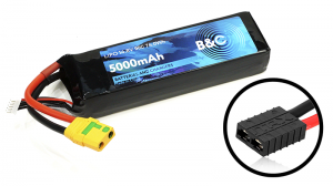 Аккумулятор B&C LiPo 5000 mAh 14.8V (4s) 90C, TRX, Soft case