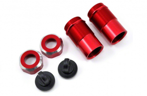 Корпус и крышечки амортизаторов, красные, Losi DB XL
