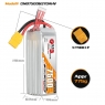 Аккумулятор GNB LiPo HV 7500MAH 6S1P 22.8V 70С/140C XT60U-F SoftCase