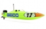 Радиоуправляемый катер ProBoat Miss GEICO 17" Power Boat Racer Deep-V RTR (жёлтый)
