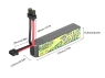 Аккумуляторы Li-po BetaFPV LAVA II 580mAh 2S 7.6V HV 95C XT30 (Набор 2 штуки)