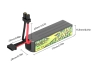 Аккумуляторы Li-po BetaFPV LAVA II 580mAh 3S 11.4V HV 95C XT30 (Набор 2 штуки)