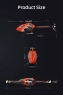 Радиоуправляемый вертолет OMPHOBBY M1 EVO RTF (цвет оранжево-желтый)