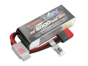 Аккумулятор Li-Po 2000mAh, 11,1V, 25C, T‐plug (для автомоделей MJX 14301, 14302, 14303, 14209, 14210)