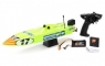Радиоуправляемый катер ProBoat Miss GEICO 17" Power Boat Racer Deep-V RTR (жёлтый)