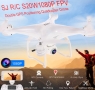 Квадрокоптер - SJRC S20W ЧЕРНЫЙ (регулируемая камера 1080P, двойной режим GPS, Follow Me, удержание высоты)