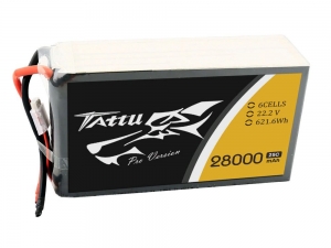 Аккумулятор LiPo TATTU 28000mAh 22.2V 25C 6S1P  (AS150&XT150 plug)