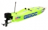 Радиоуправляемый катер ProBoat Miss GEICO 17" Power Boat Racer Deep-V RTR (жёлтый)