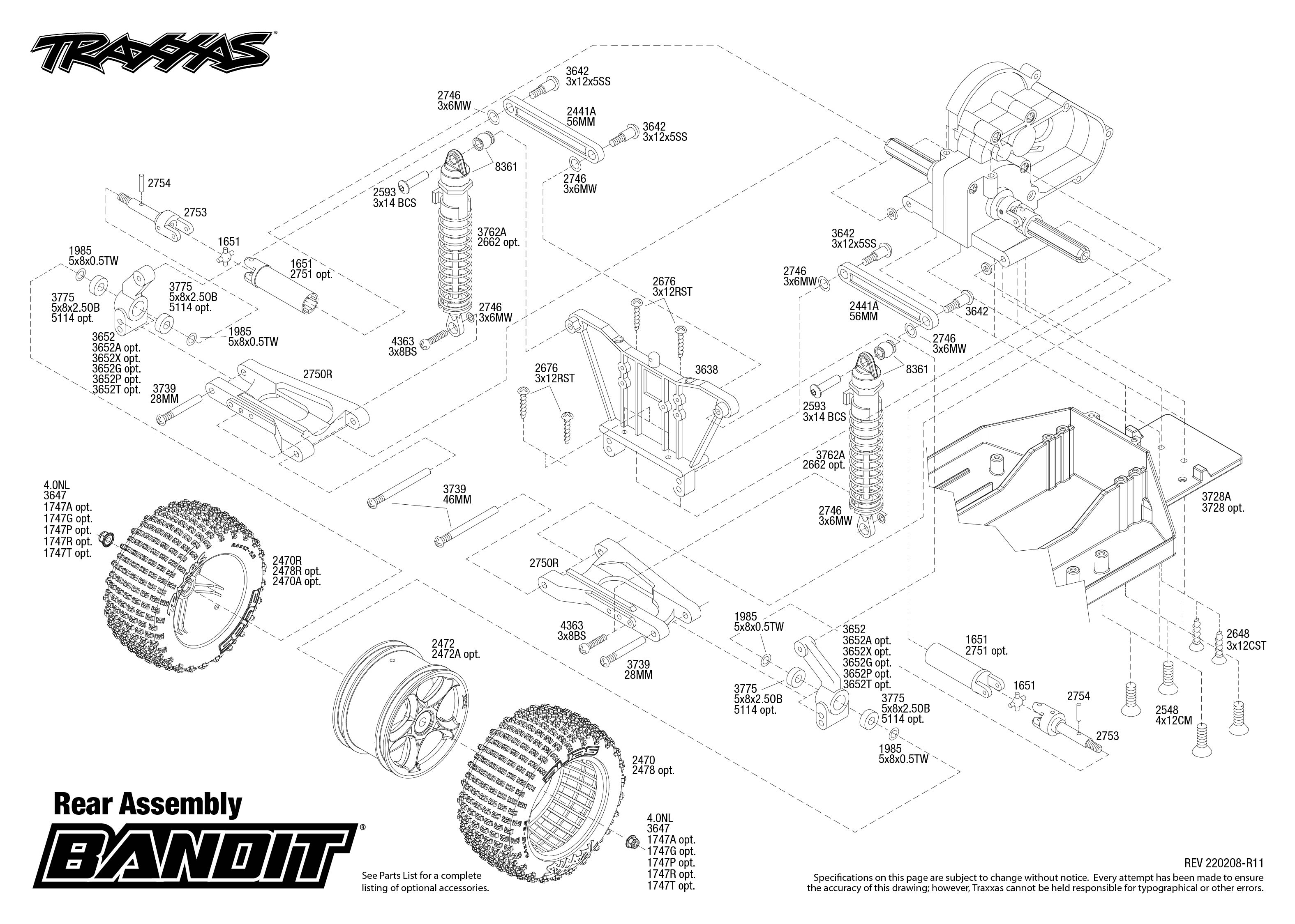 Схема traxxas slash 2wd